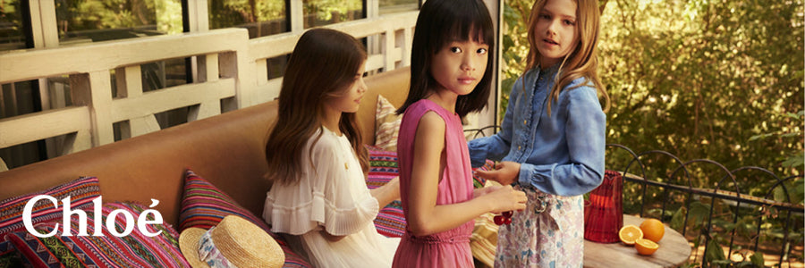 キッズワンピース・オールインワン Chloe FW22 FLOWER EMBROIDERY DRESS (C02332B_859) NoraLee Chloe Dress In Pastel Floral | HONEYPIEKIDS
