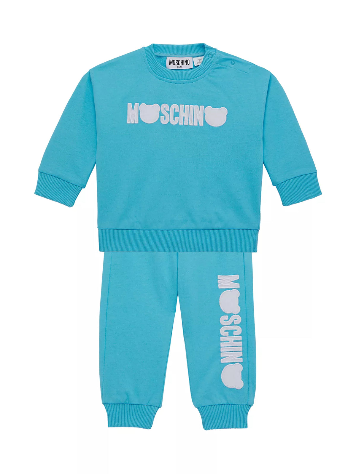 Moschino Baby Boy's Teddy Bear Logo Sweatshirt & Joggers Set