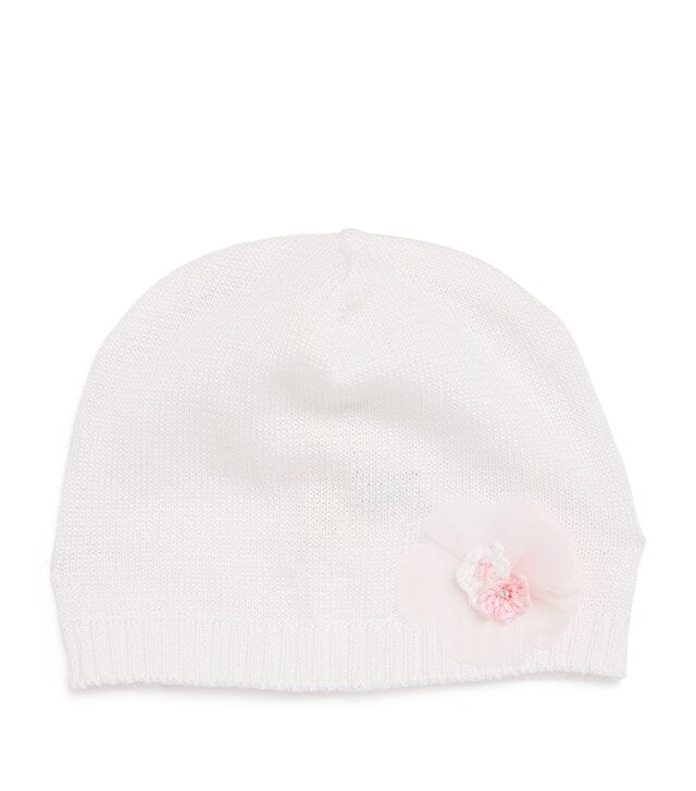 Bimbalo Knitted Flower-Detail Hat