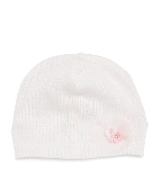Bimbalo Knitted Flower-Detail Hat