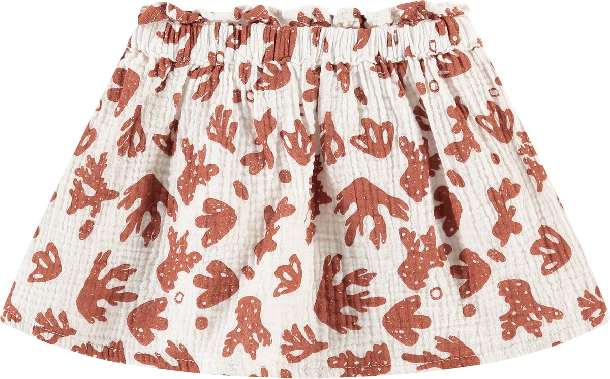 BabyFace - Girl’s Skirt - Red Coral Print