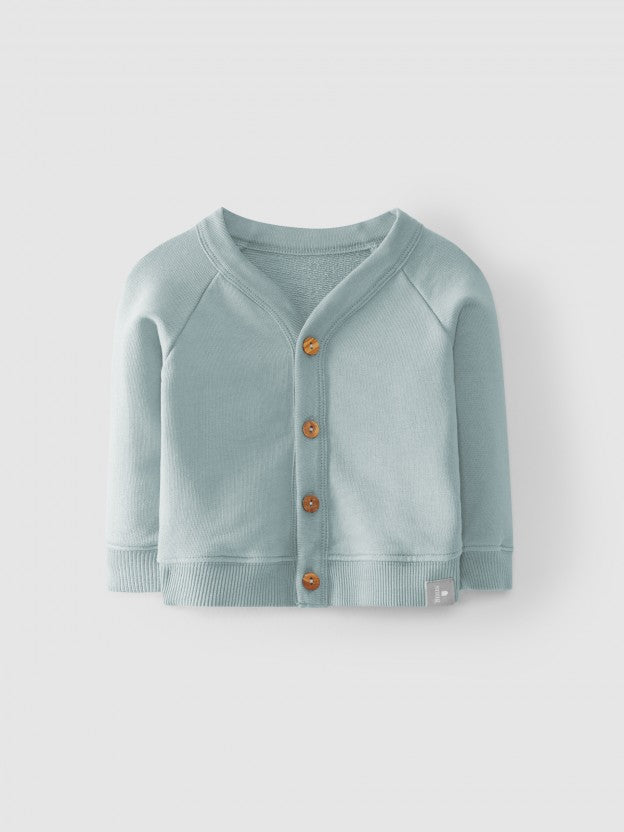 SNUG V-neck jacket in organic cotton