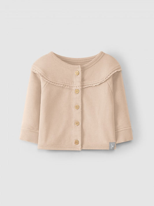 SNUG Plush Jacket Crochet Lace - Beige