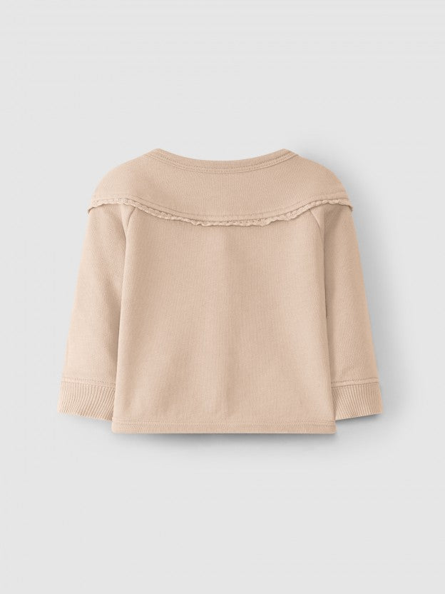 SNUG Plush Jacket Crochet Lace - Beige