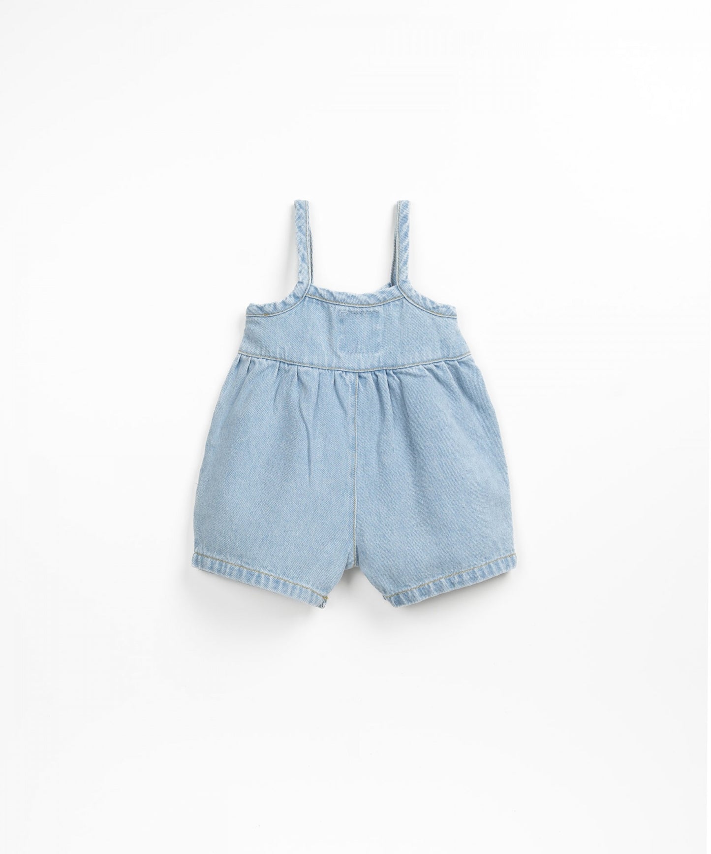 Play UP Denim jumpsuit with coconut buttons