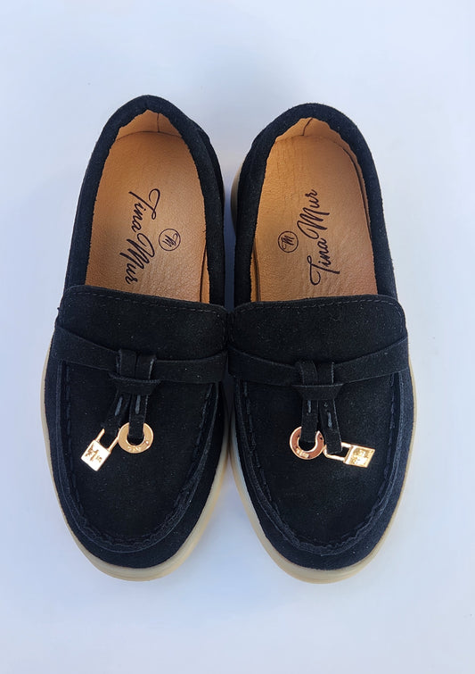 New!!! Tina Mur Piana Suede Loafers
