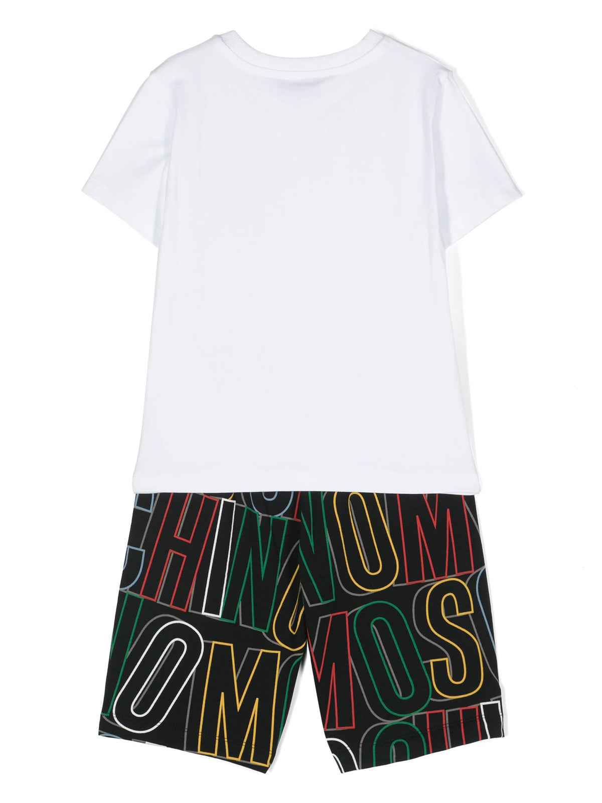 Moschino Kids logo-print shorts set