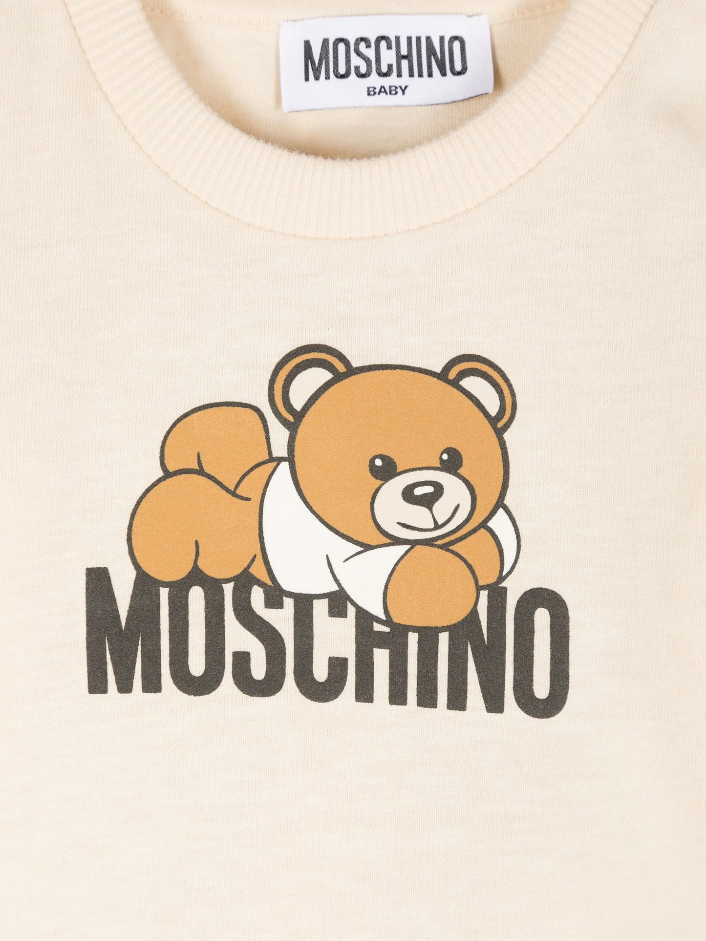 NEW!! Moschino Kids Teddy Bear-Print Cotton T-Shirt
