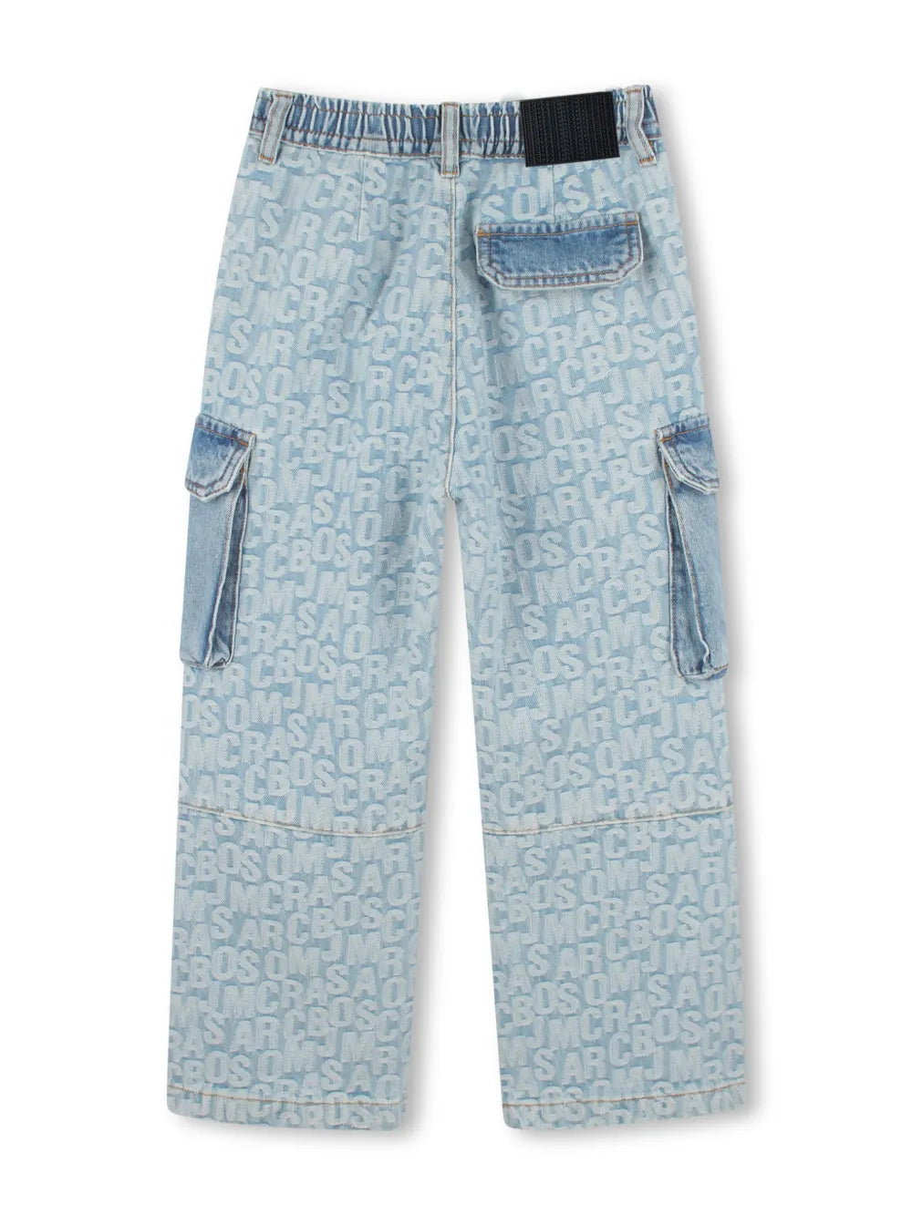 NEW!! Marc Jacobs Kids Logo-Print Denim Cargo Jeans