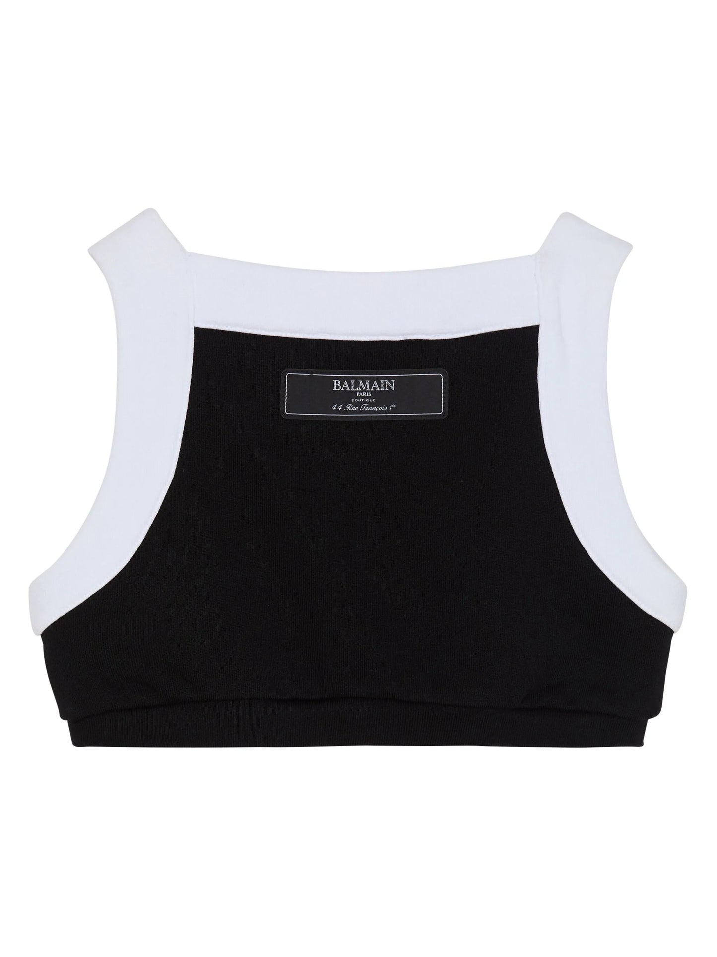NEW!! Balmain Girls two-tone cotton top