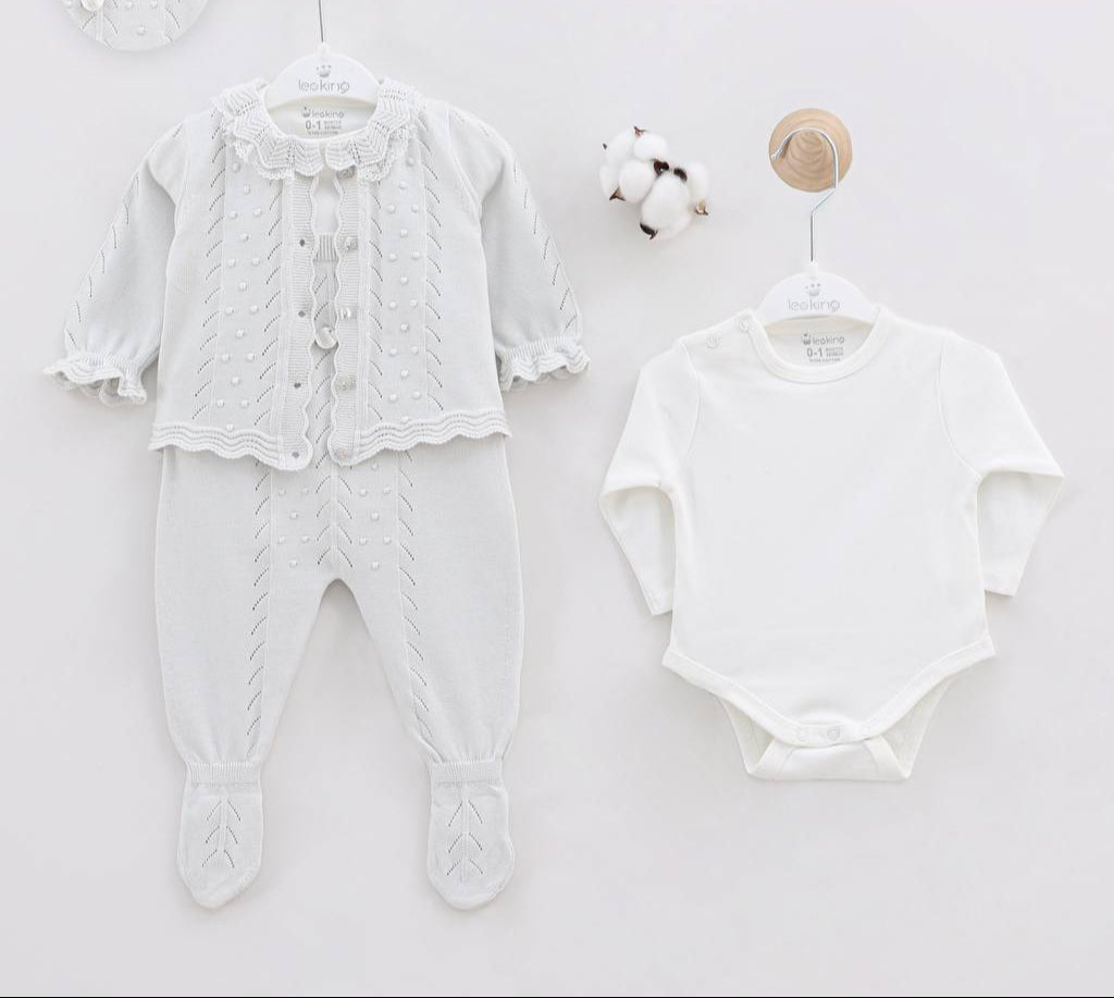 Leo King Grey 7 Piece Newborn Set