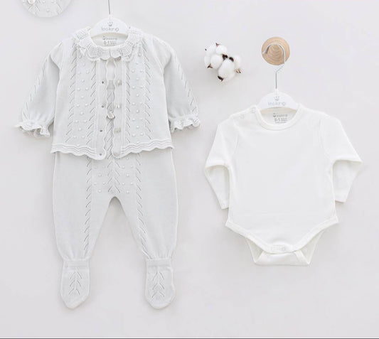 Leo King Grey 7 Piece Newborn Set