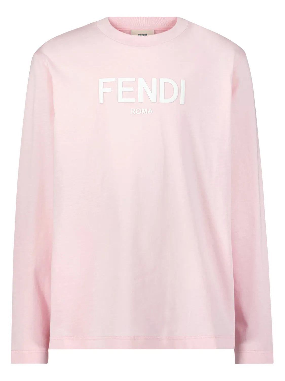 Fendi Kids logo-print cotton long sleeve T-shirt1