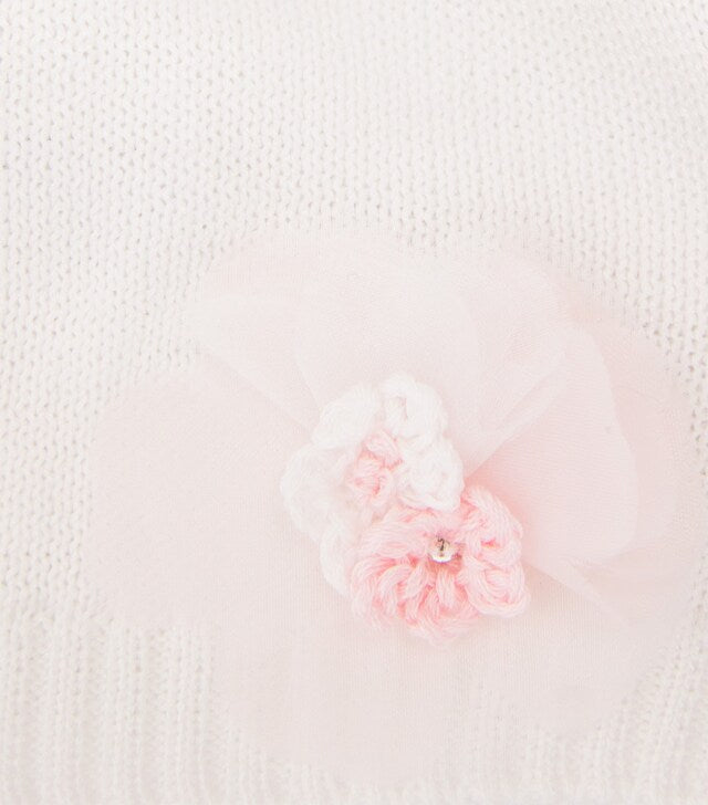 Bimbalo Knitted Flower-Detail Hat