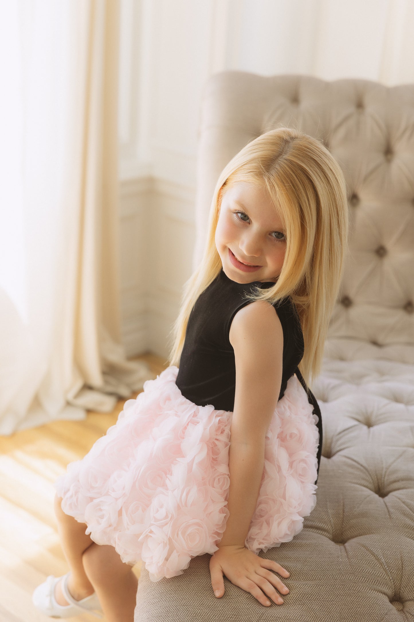 Tina Mur Rosette Tulle Dress