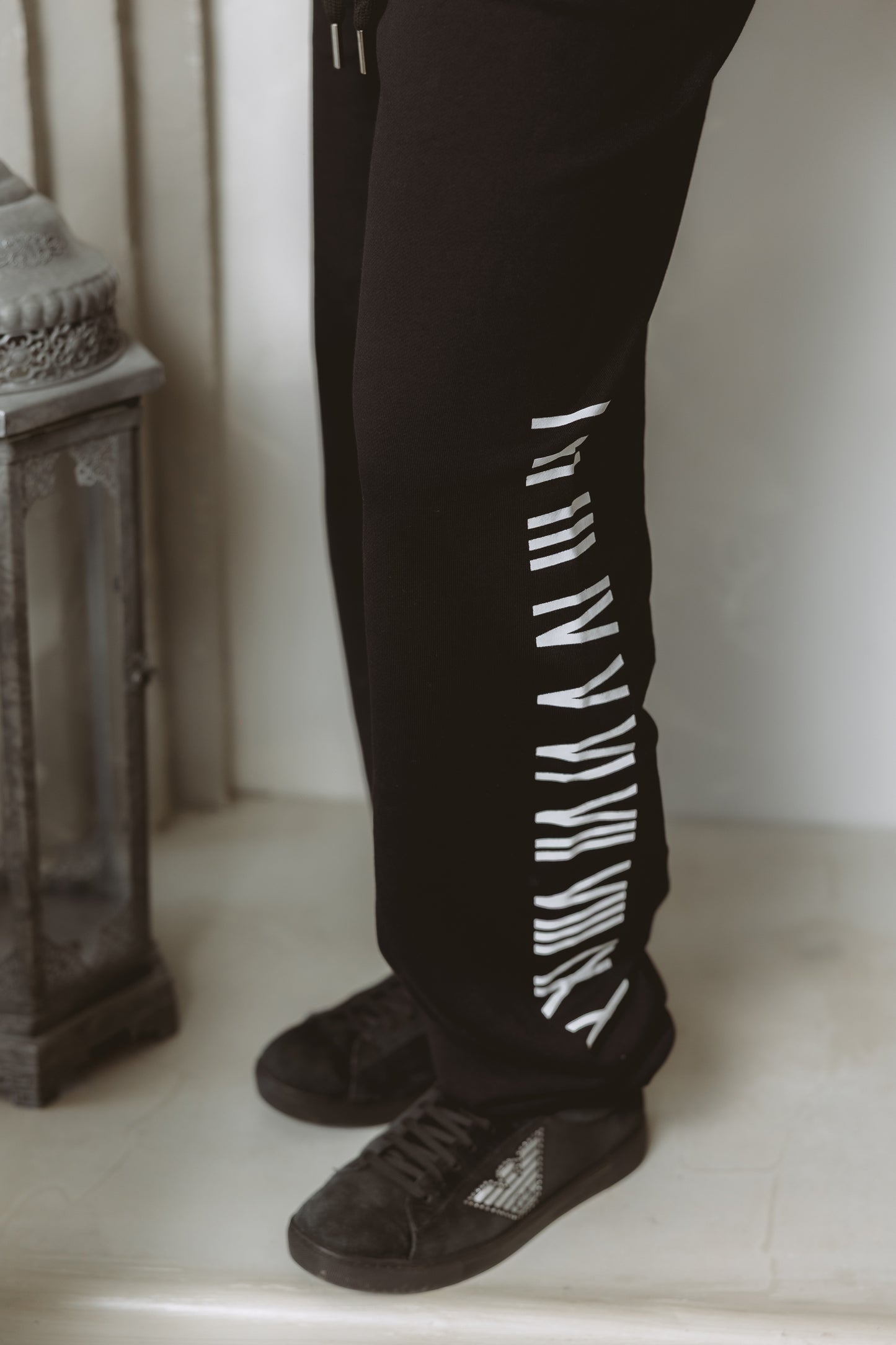 ANRI Roman Numeral Black joggers (Kids& Adults)