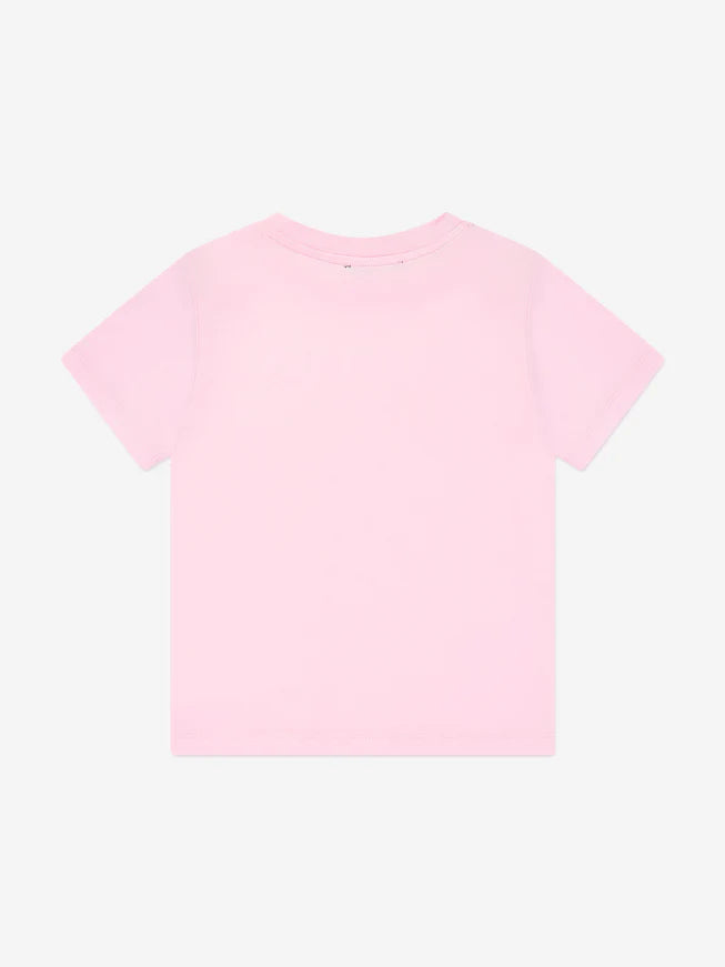 NEW!! BALMAIN Girls Logo T-Shirt in Pink