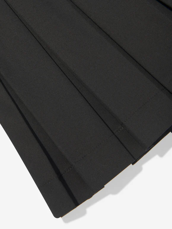 FENDI Girls Pleated Skirt in Black