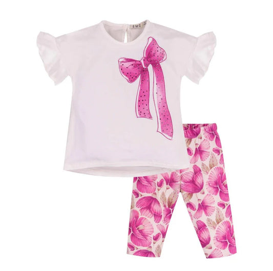 Emc bow leggings set