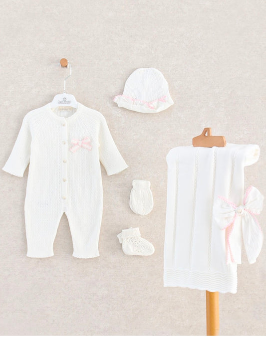 Leo king - 5 piece gift set, White/pink