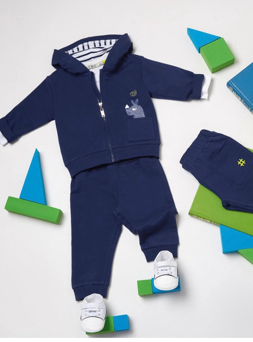 NEW!! EMC Little Rhino Zip-Up Hoodie Jacket