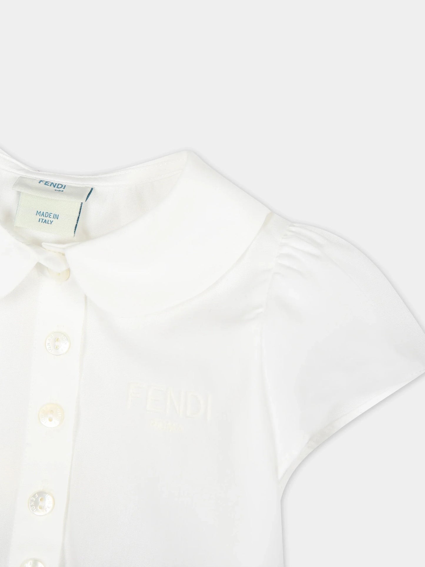 NEW! FENDI Multicolor Button Down Dress