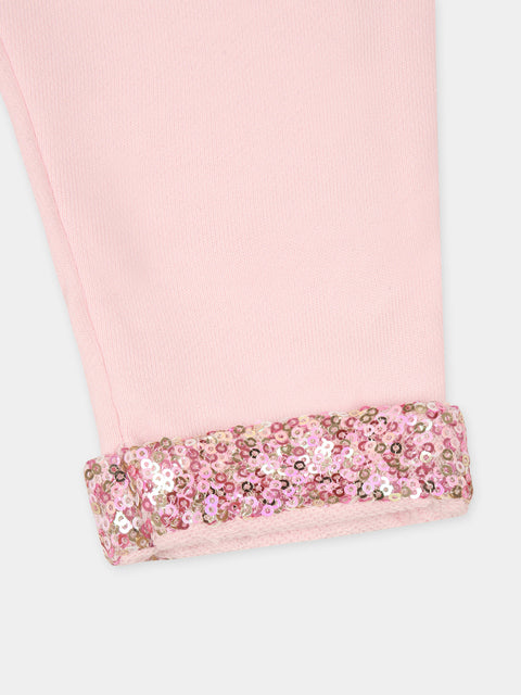 Billieblush Pink sweatshirt&sweatpants set