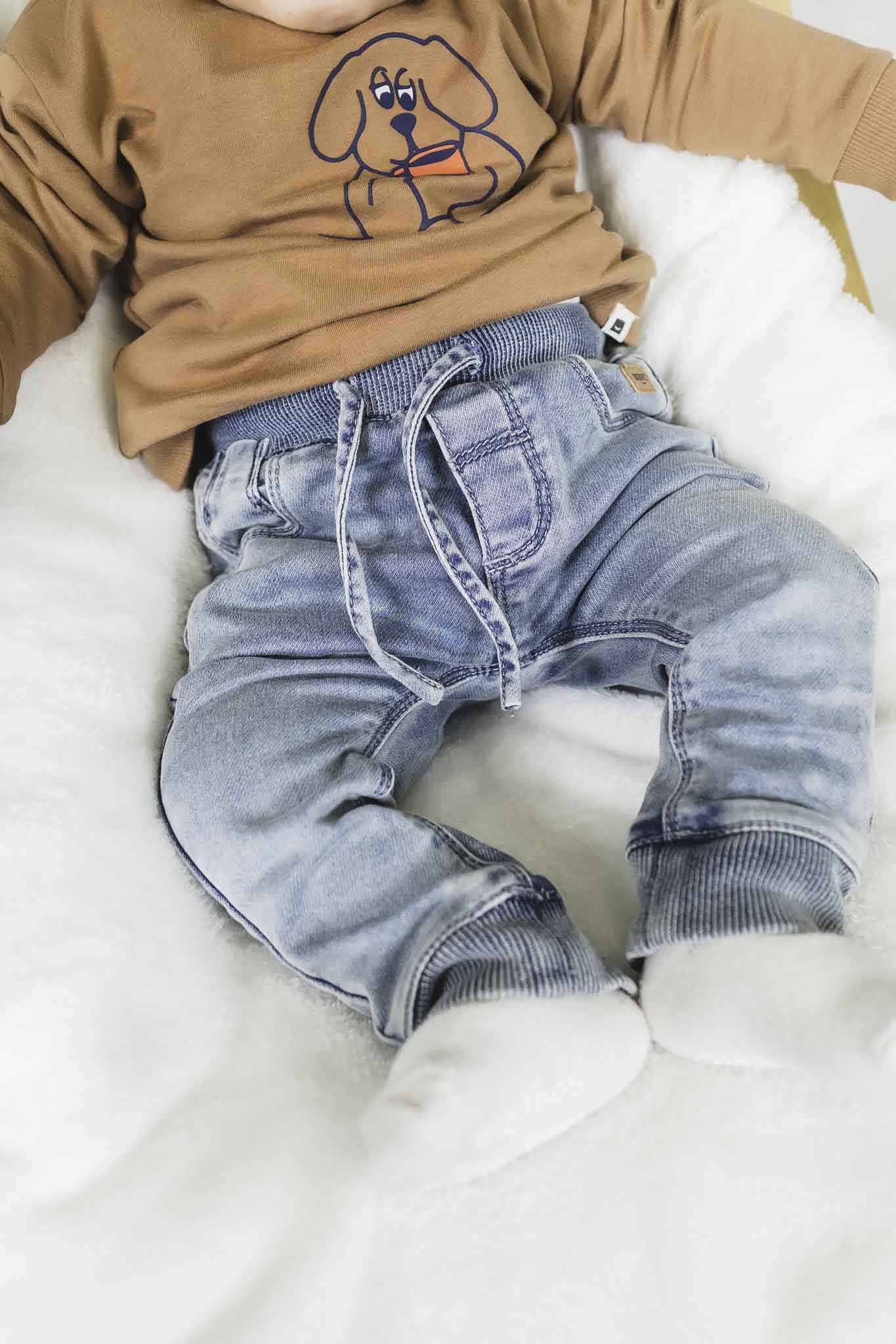 BabyFace Medium Blue Denim Jogger