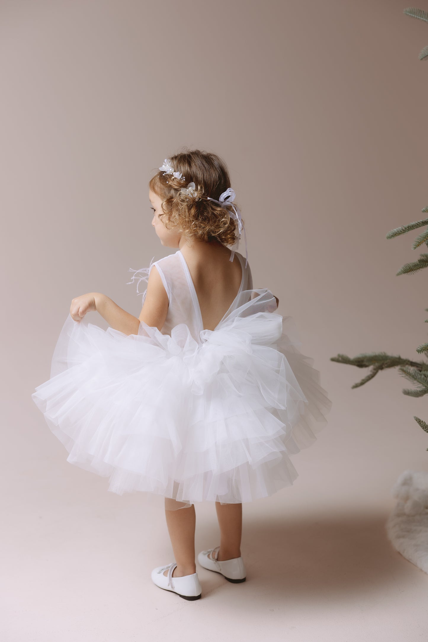 White Tulle Dress