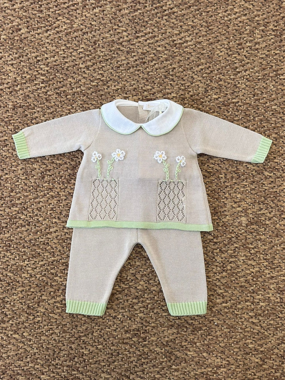 Bimbalò Daisy Garden Knit Baby Set
