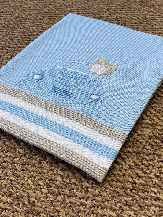 Bimbalo Cotton Collared Blanket