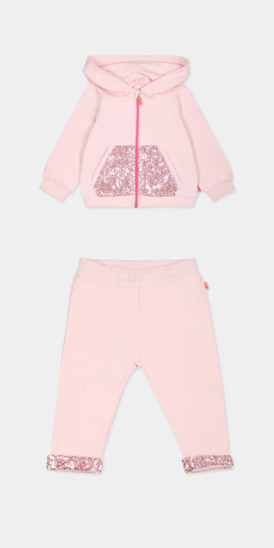 Billieblush Pink sweatshirt&sweatpants set