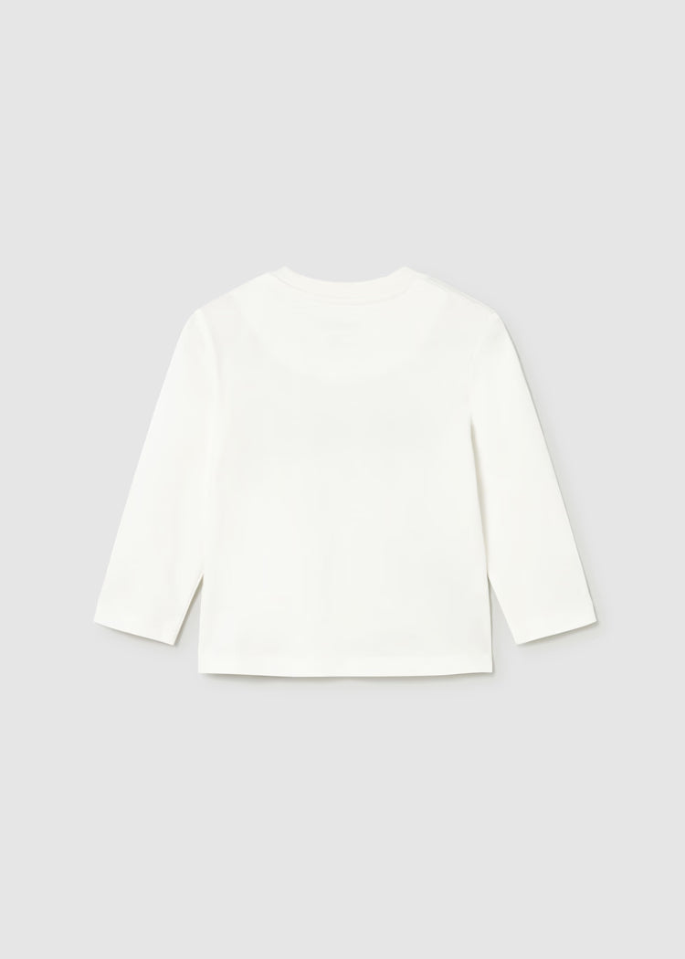 Mayoral - Baby Cream “Letters” Shirt