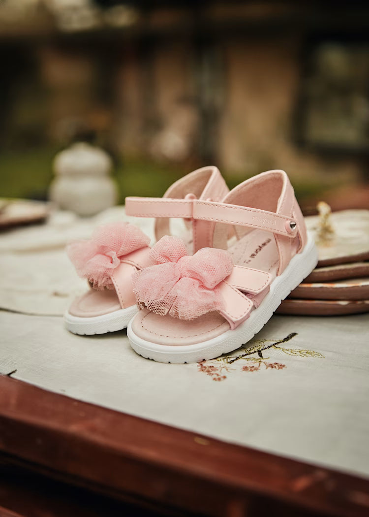 Mayoral - Baby Bow Sandals — Pink