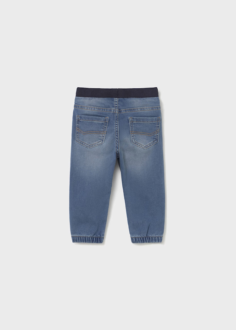 Mayoral - Baby Denim Jogger Pants