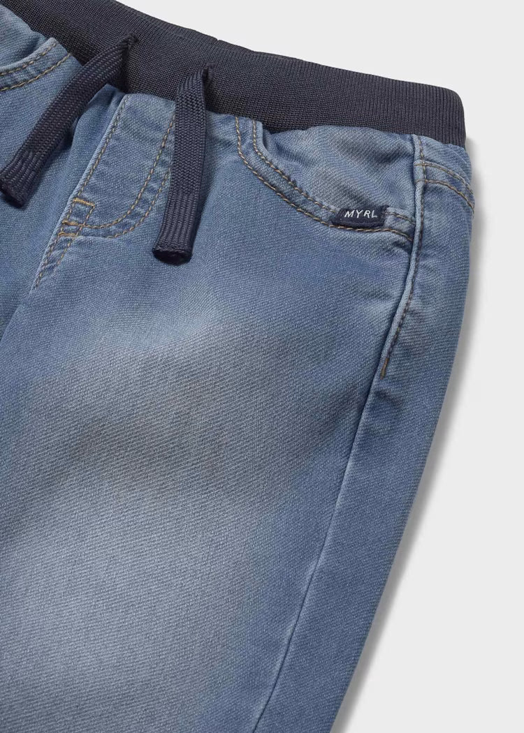 Mayoral - Baby Denim Jogger Pants