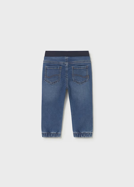 Mayoral - Baby Jeans with Elastic Waistband