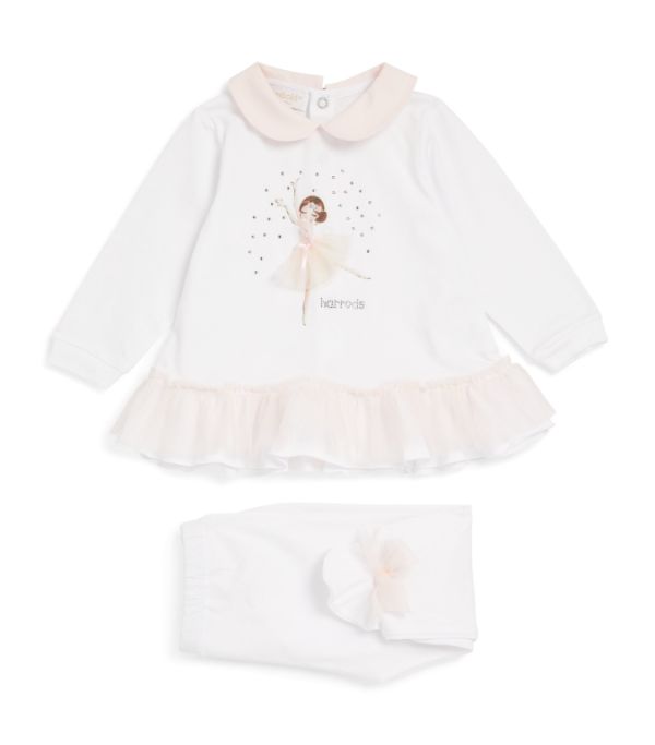 BIMBALO  Embellished Ballerina Top and Trousers Set