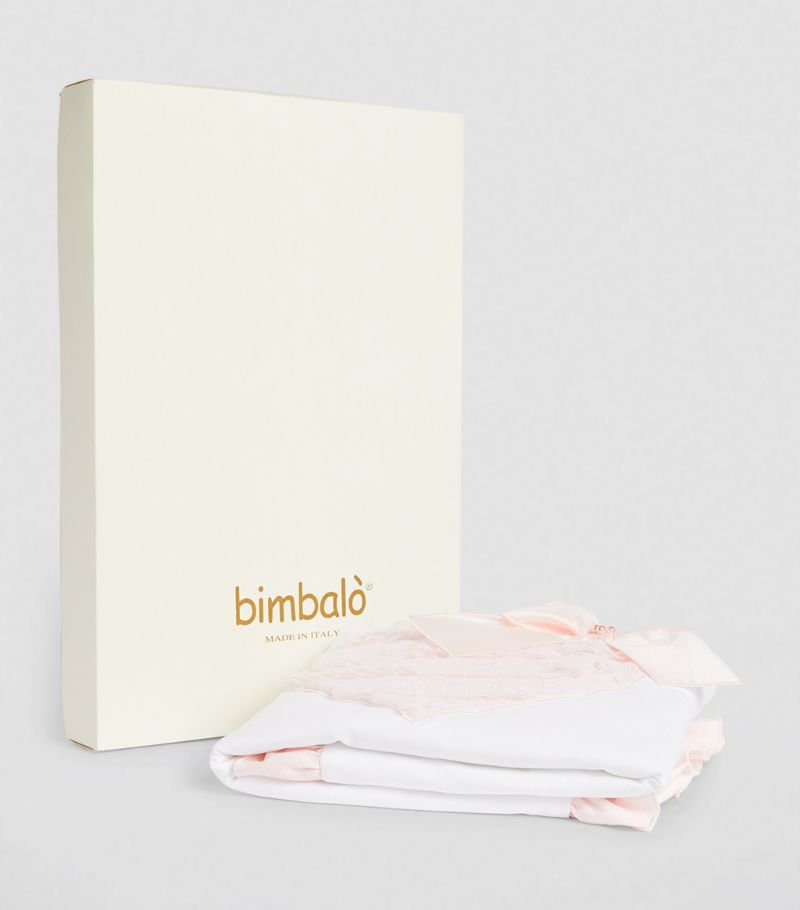 BIMBALO Frill-Trim Heart Blanket