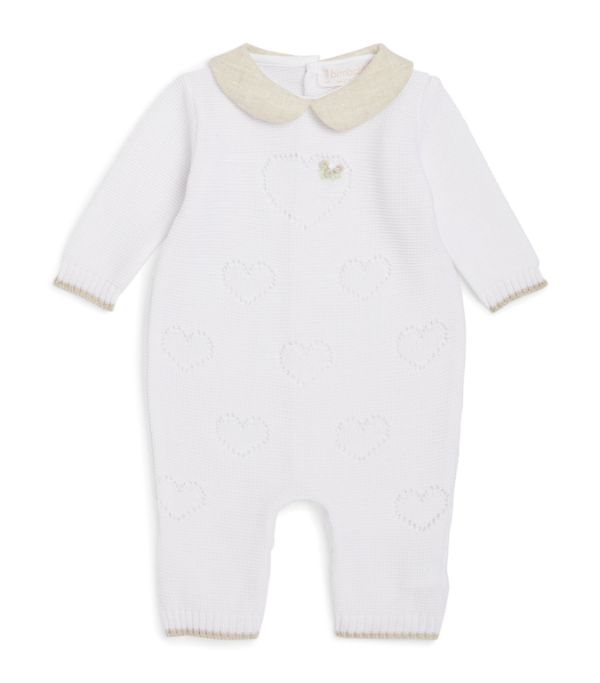BIMBALO  Knitted Heart Playsuit