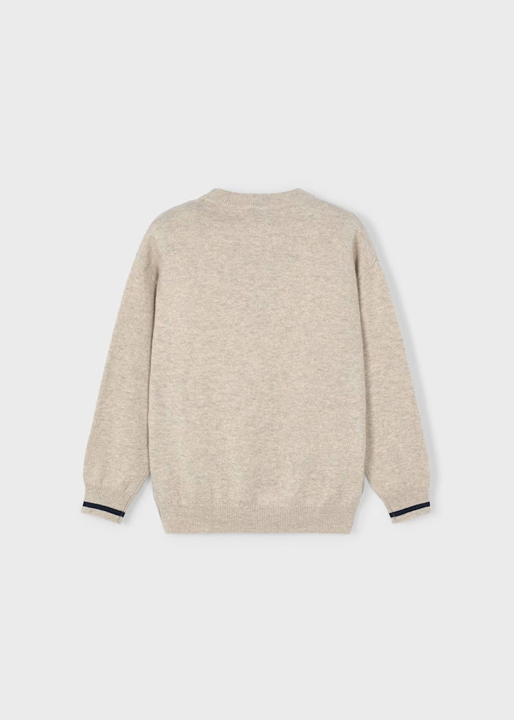 Mayoral - Chai Heather Boy Knit Sweater