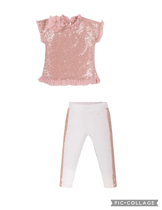 EMC Peach Sequin Set