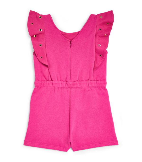 CHLOÉ KIDS Cotton Sleeveless Playsuit