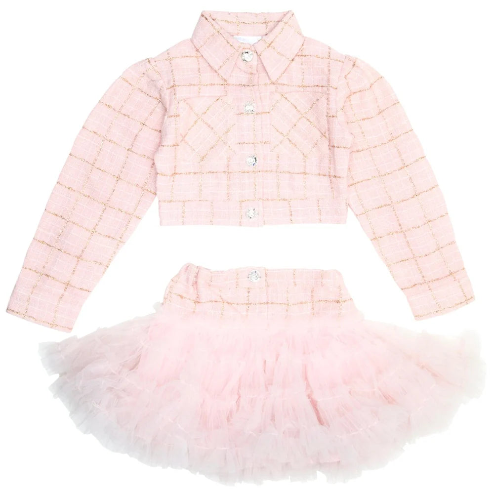 Coco Tweed Pink Set