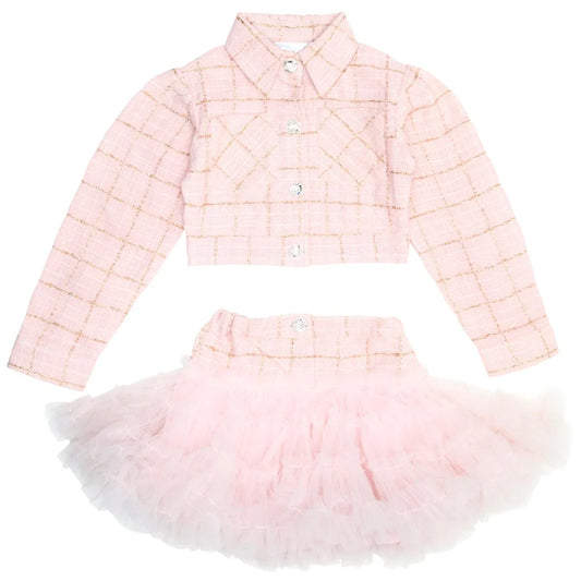 Coco Tweed Pink Set