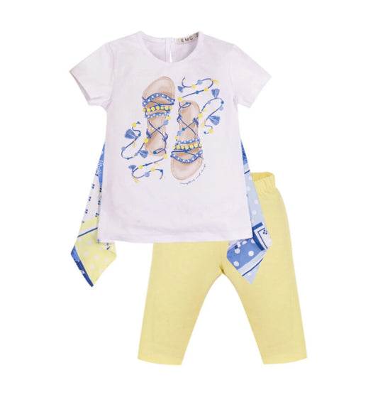 EMC  SANDALS LEGGING SET