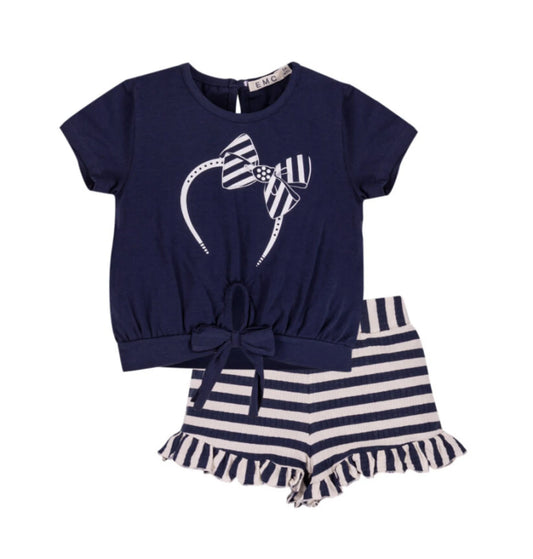EMC  STRIPE SHORT SET