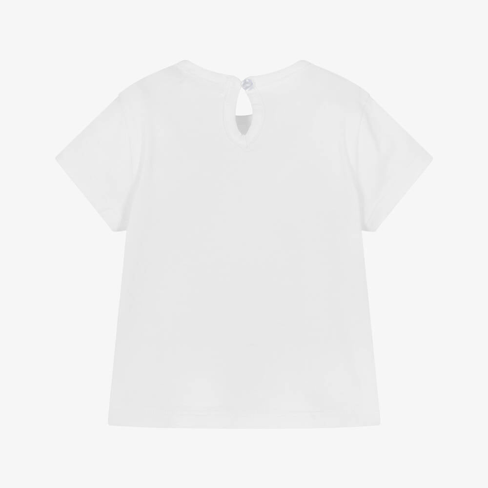 NEW!! EMC Girls White Cotton Cherry T-Shirt