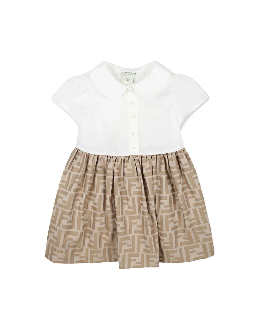 NEW! FENDI Multicolor Button Down Dress