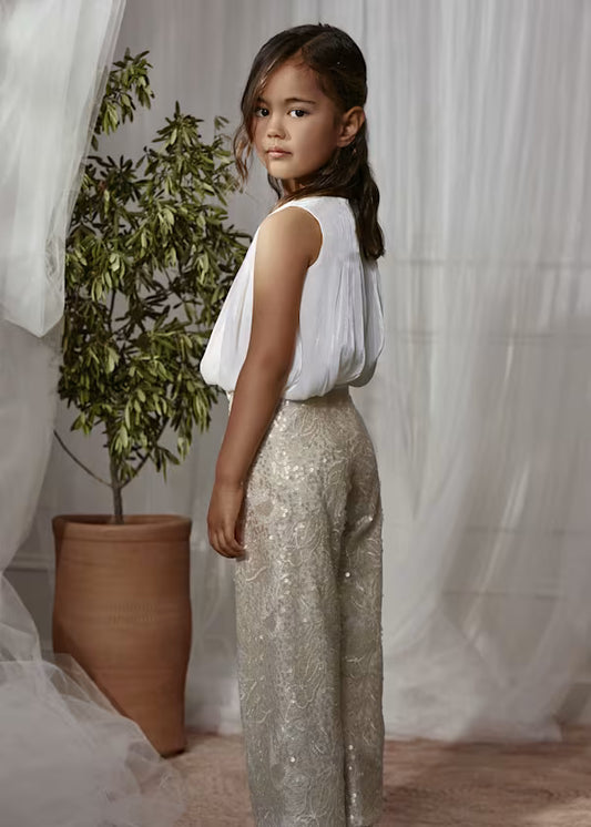 Abel & Lula - Girl Sequin Pants and Top Set